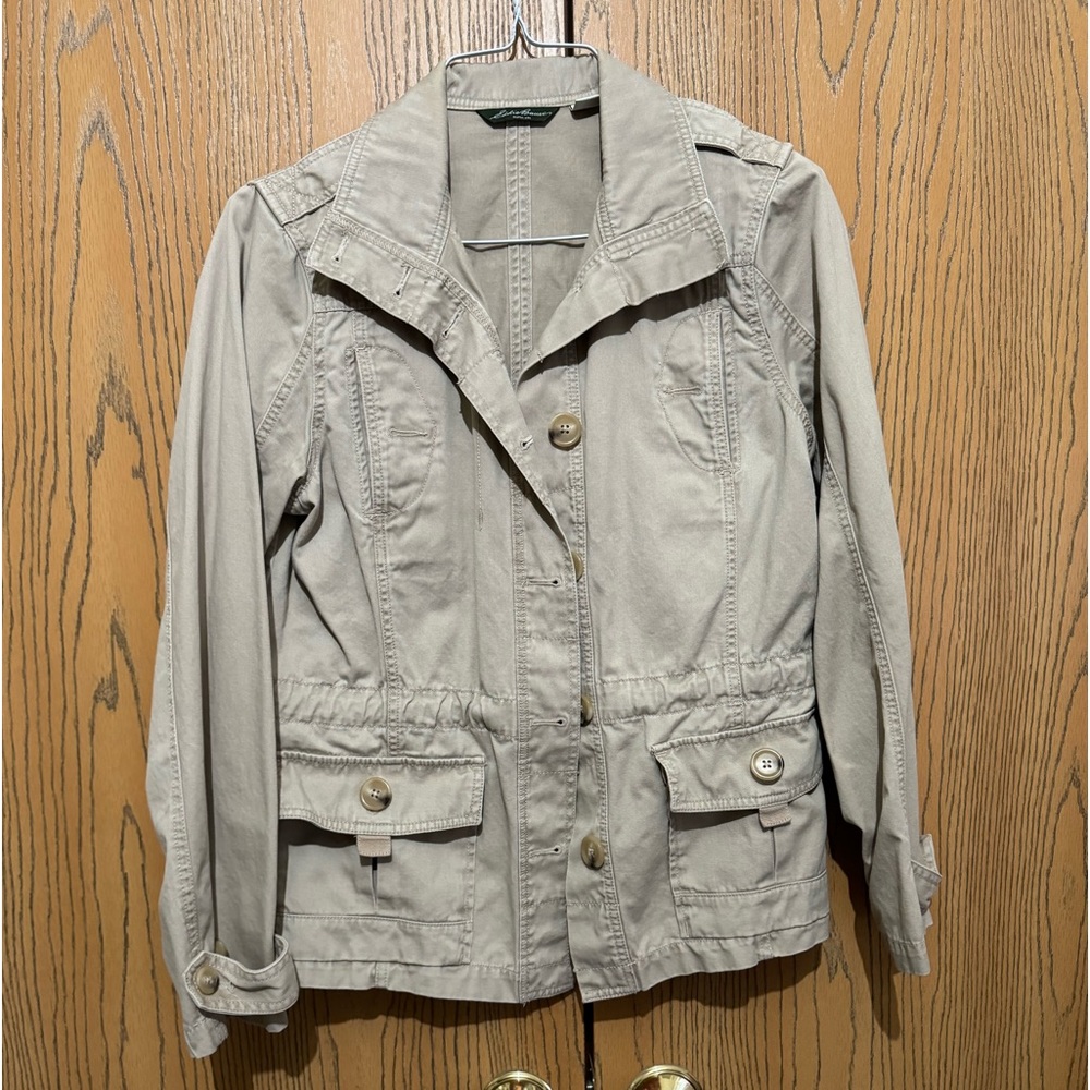Eddie Bauer women’s Size Large TALL. Excellent used condition.
